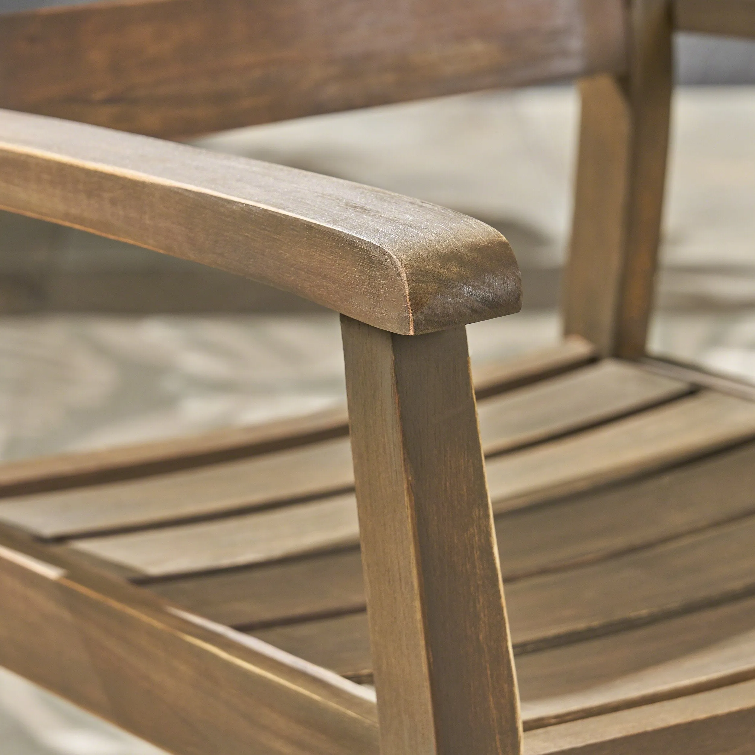 Outdoor 3 Piece Acacia Wood Bistro Set - NH920503