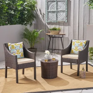 Outdoor 3 Piece Wicker Chat Set - NH647403 clothes rack, garment rack