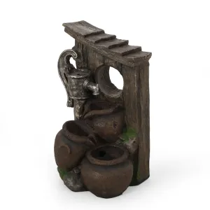 Outdoor 3 Tier Jar Fountain - NH720413 patio chairs, outdoor seating