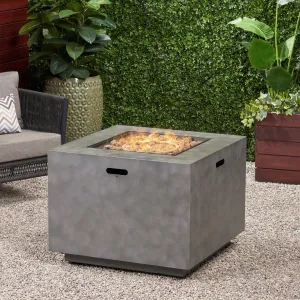 Outdoor 33-Inch Square Fire Pit - NH954113 floor chair, tatami chair
