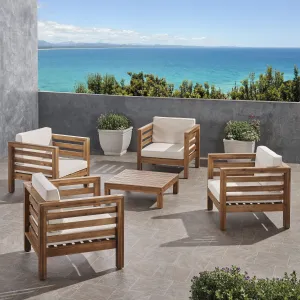 Outdoor 4 Seater Acacia Wood Club Chair and Coffee Table Set - NH944803 clothes rack, garment rack