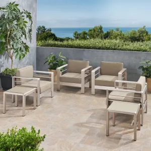 Outdoor 4 Seater  Club Chair and Table Set - NH975903 patio chairs, outdoor seating