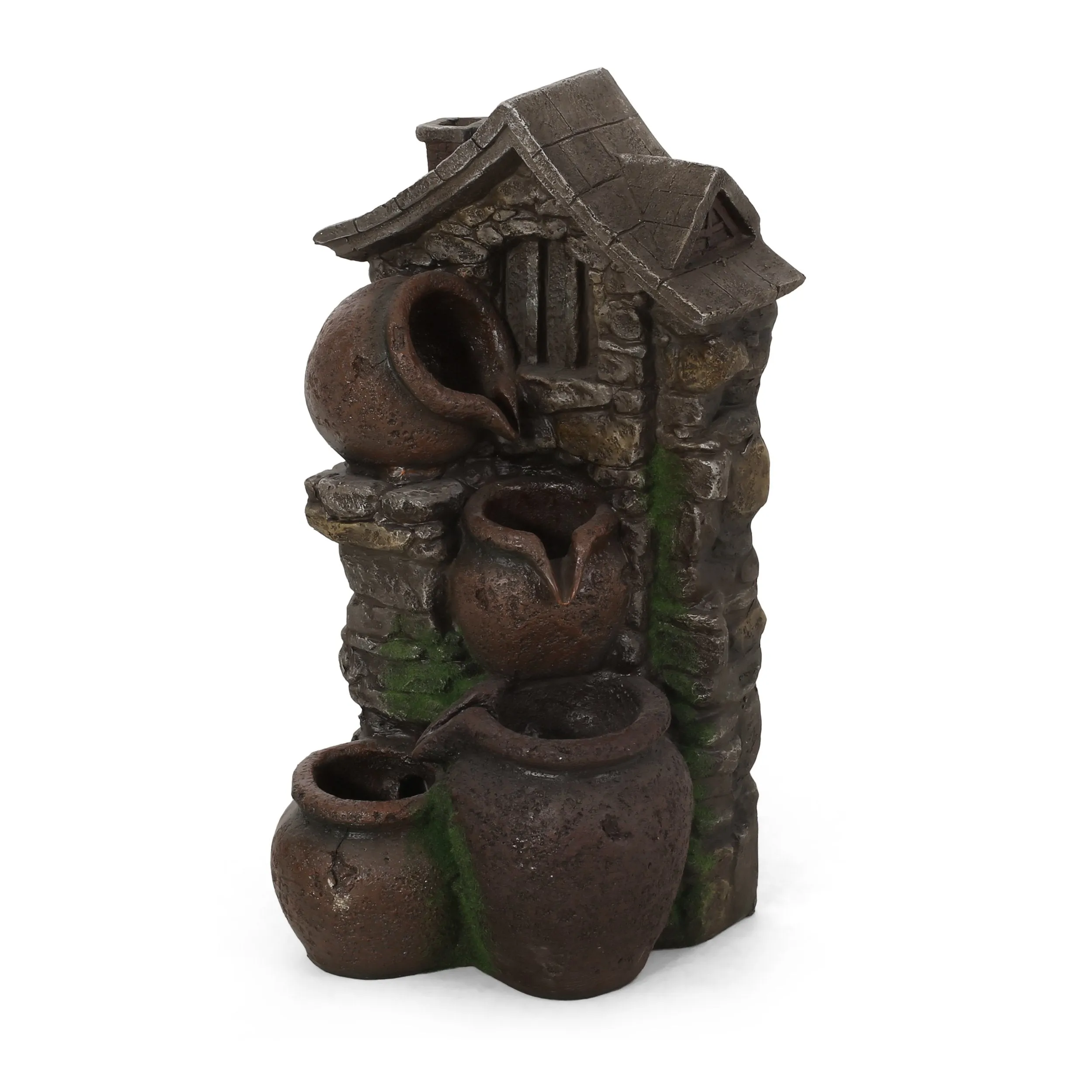 Outdoor 4 Tier Jar Fountain - NH620413 patio chairs, outdoor seating