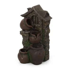 Outdoor 4 Tier Jar Fountain - NH620413 patio chairs, outdoor seating