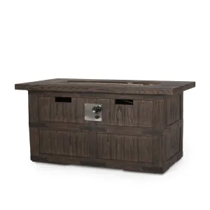 Outdoor 40,000 BTU Rectangle Fire Pit - NH026513 floor chair, tatami chair