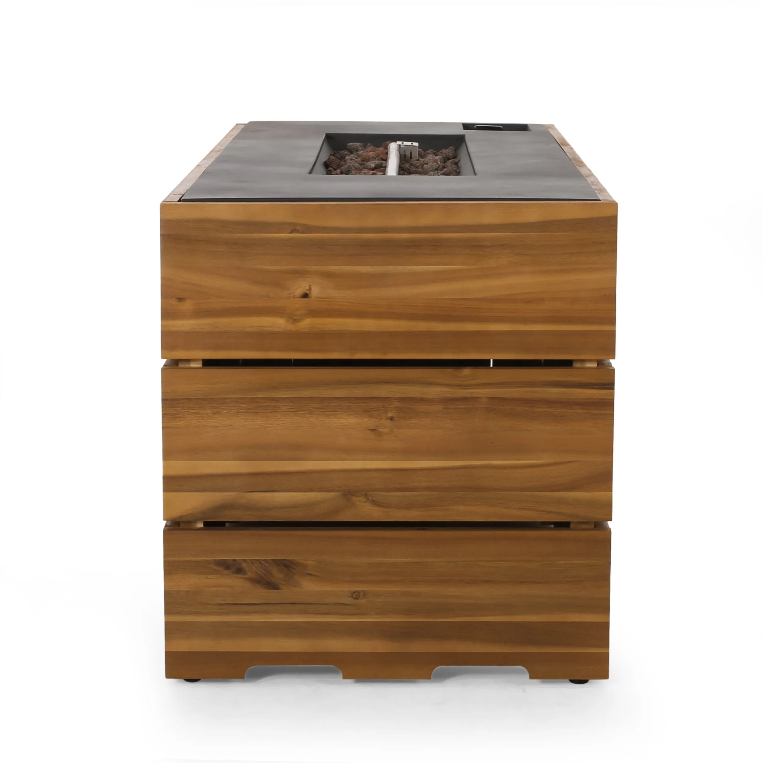 Outdoor 40,000 BTU Rectangle Fire Pit - NH570413