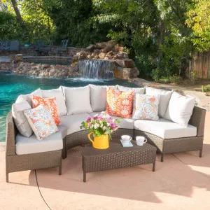 Outdoor 5-Piece Wicker Sofa Set with Water Resistant Cushions - NH550003 serving bowl, serving dish