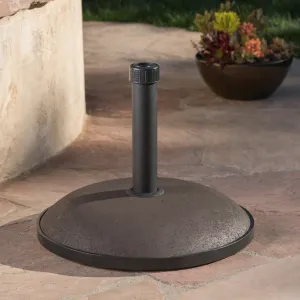 Outdoor 66 lbs Circular Concrete Umbrella Base - NH133932 cowhide rug, luxury rug