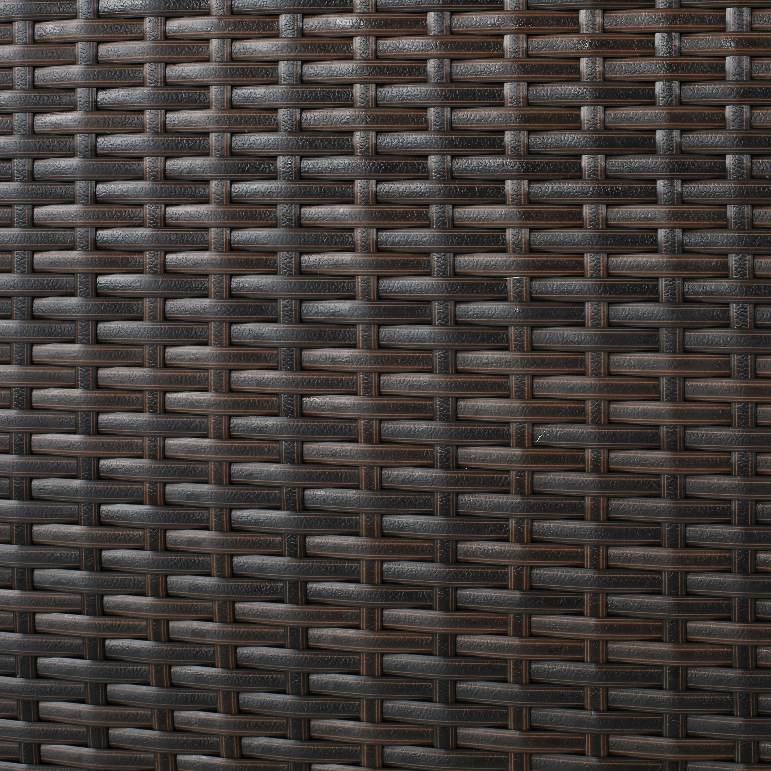 Outdoor 7 Piece Multi-brown Wicker Dining Set - NH220203