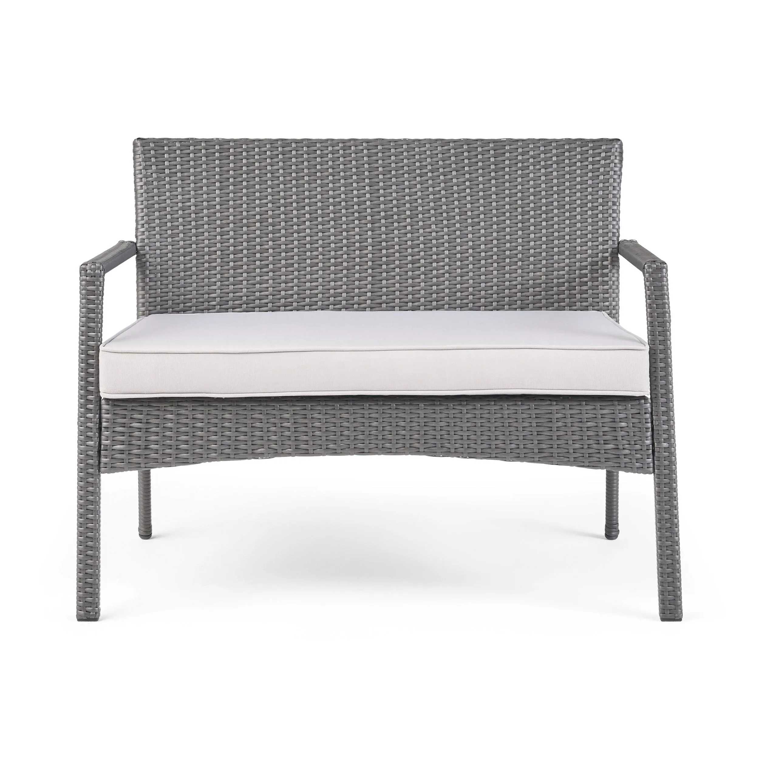Outdoor 8 Seater Wicker Chat Set with Cushions - NH209903