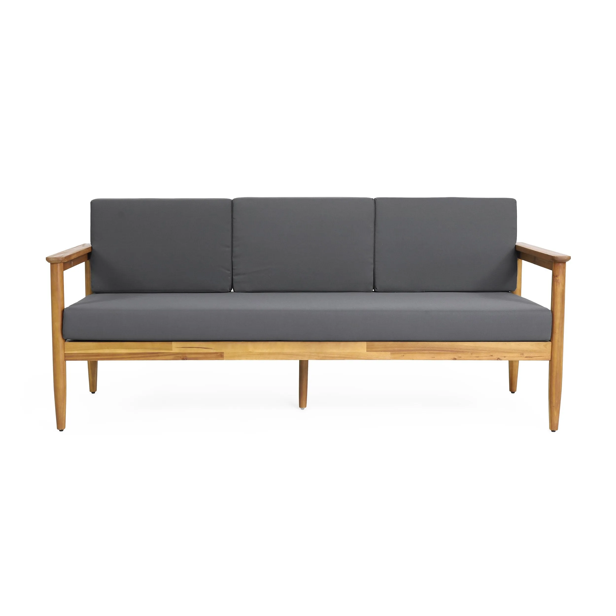 Outdoor Acacia Wood 3 Seater Sofa - NH875313 patio chairs, outdoor seating