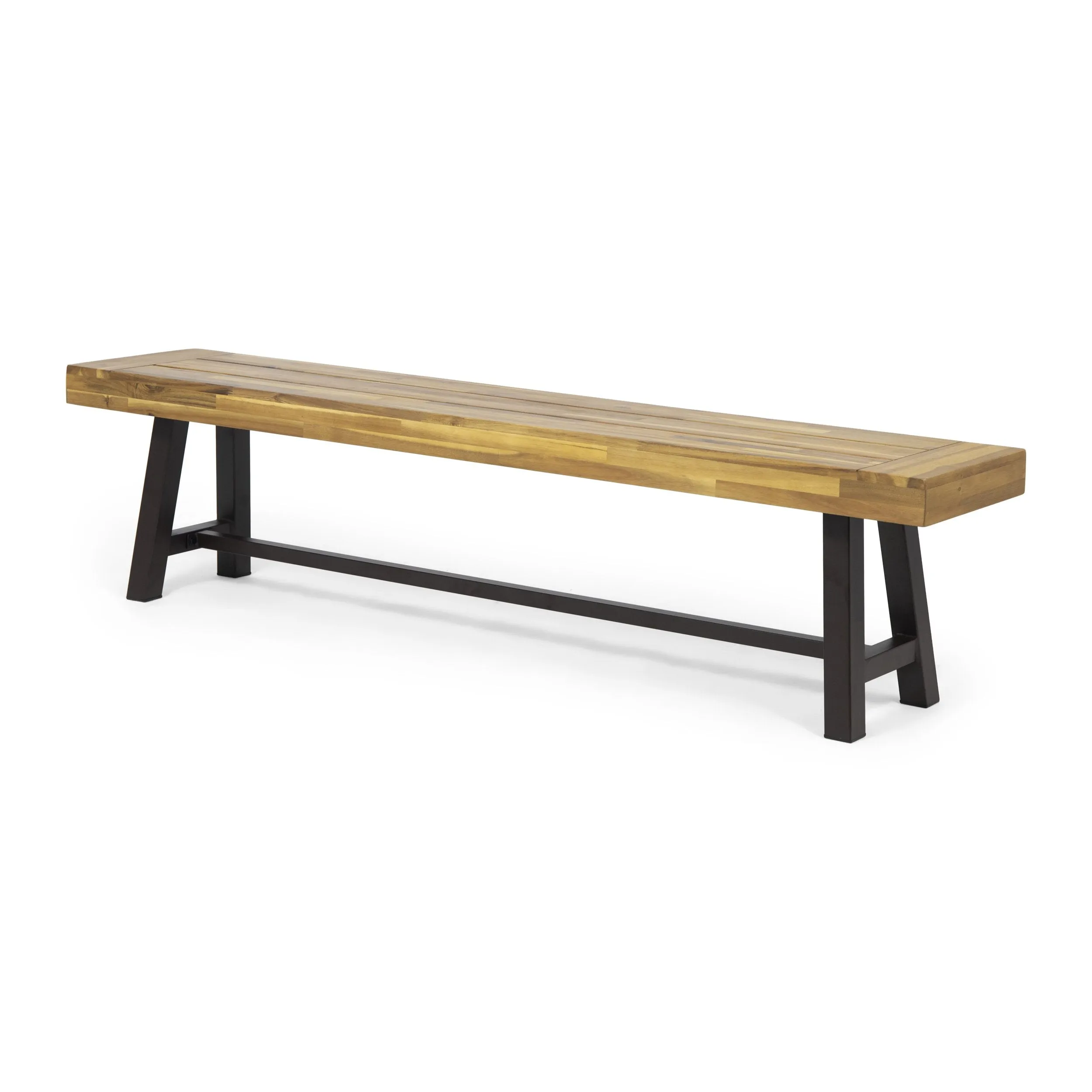 Outdoor Acacia Wood Bench - NH654013 patio chairs, outdoor seating