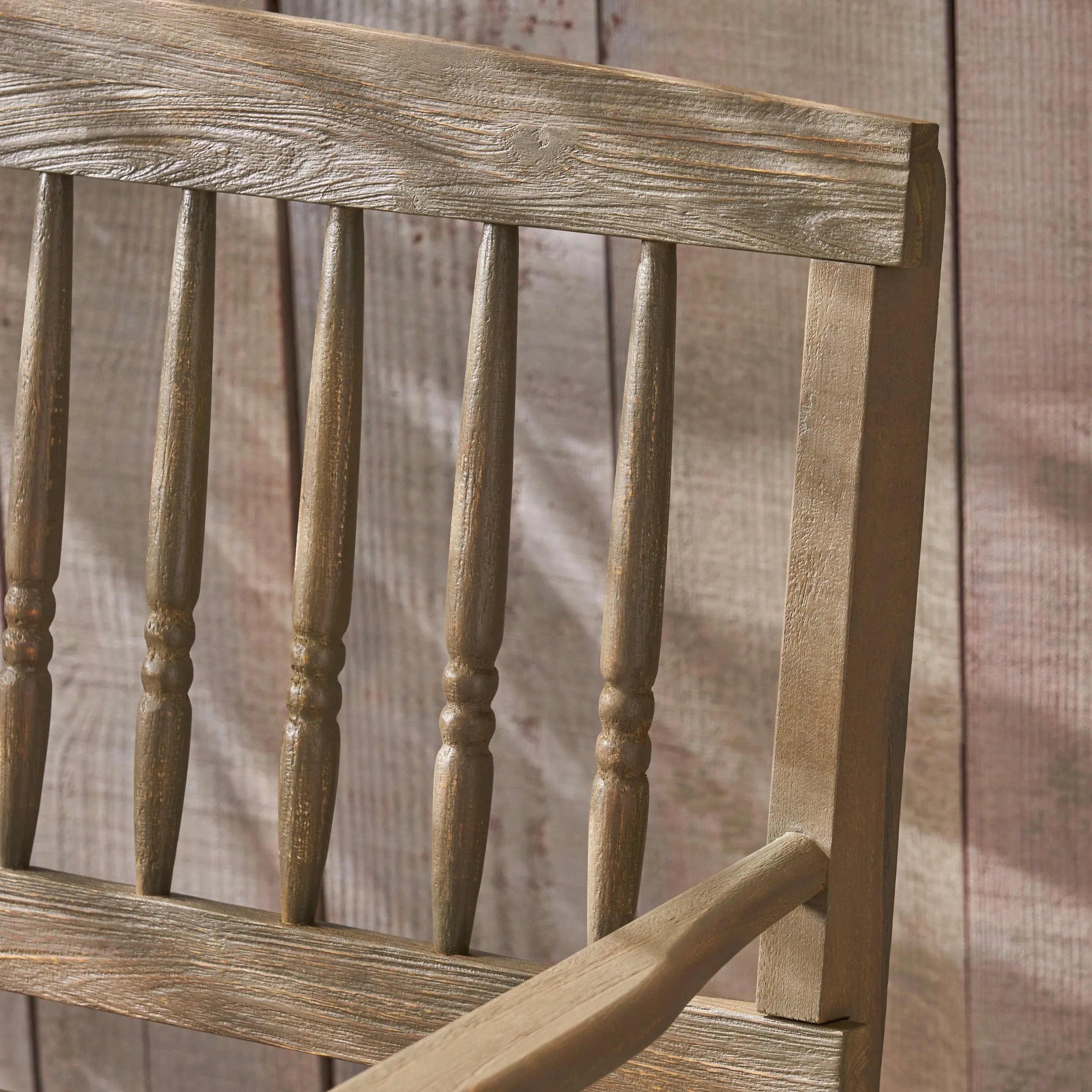 Outdoor Acacia Wood Bench with Shelf - NH533503
