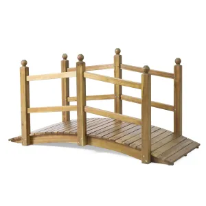 Outdoor Acacia Wood Bridge - NH500413 patio chairs, outdoor seating
