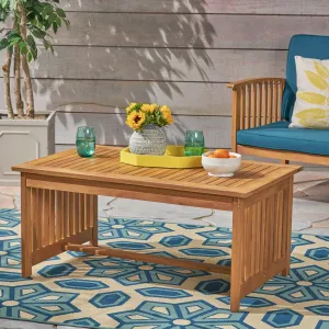 Outdoor Acacia Wood Coffee Table - NH645503 patio chairs, outdoor seating
