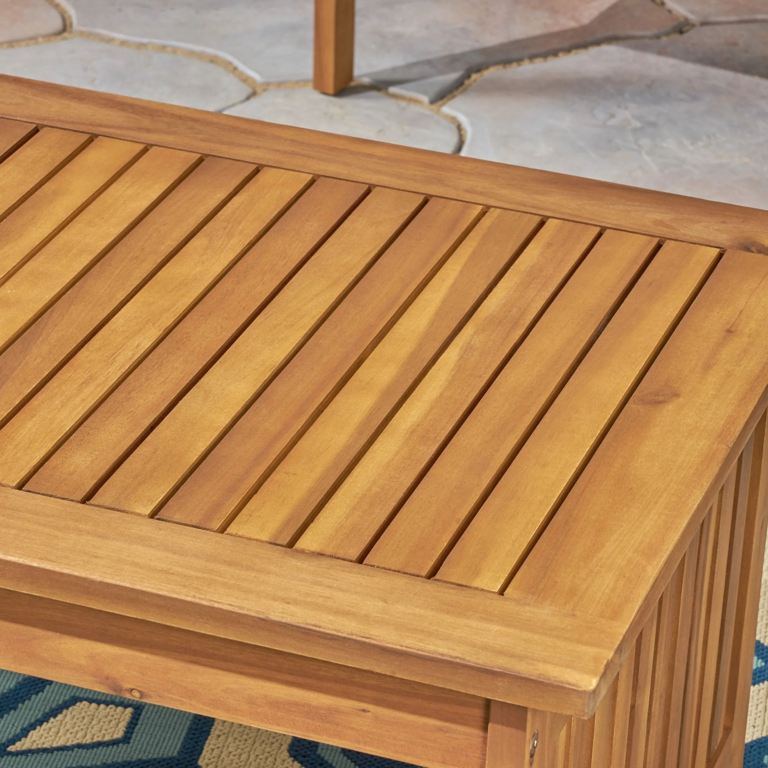 Outdoor Acacia Wood Coffee Table - NH645503