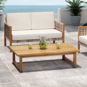 Outdoor Acacia Wood Coffee Table - NH769213 coffee table, accent table