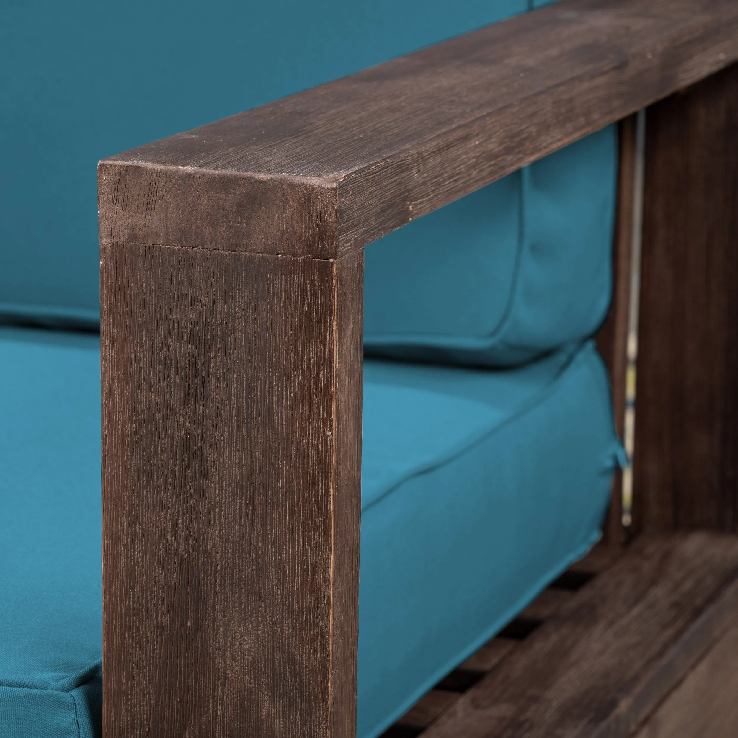 Outdoor Acacia Wood Loveseat - NH173603