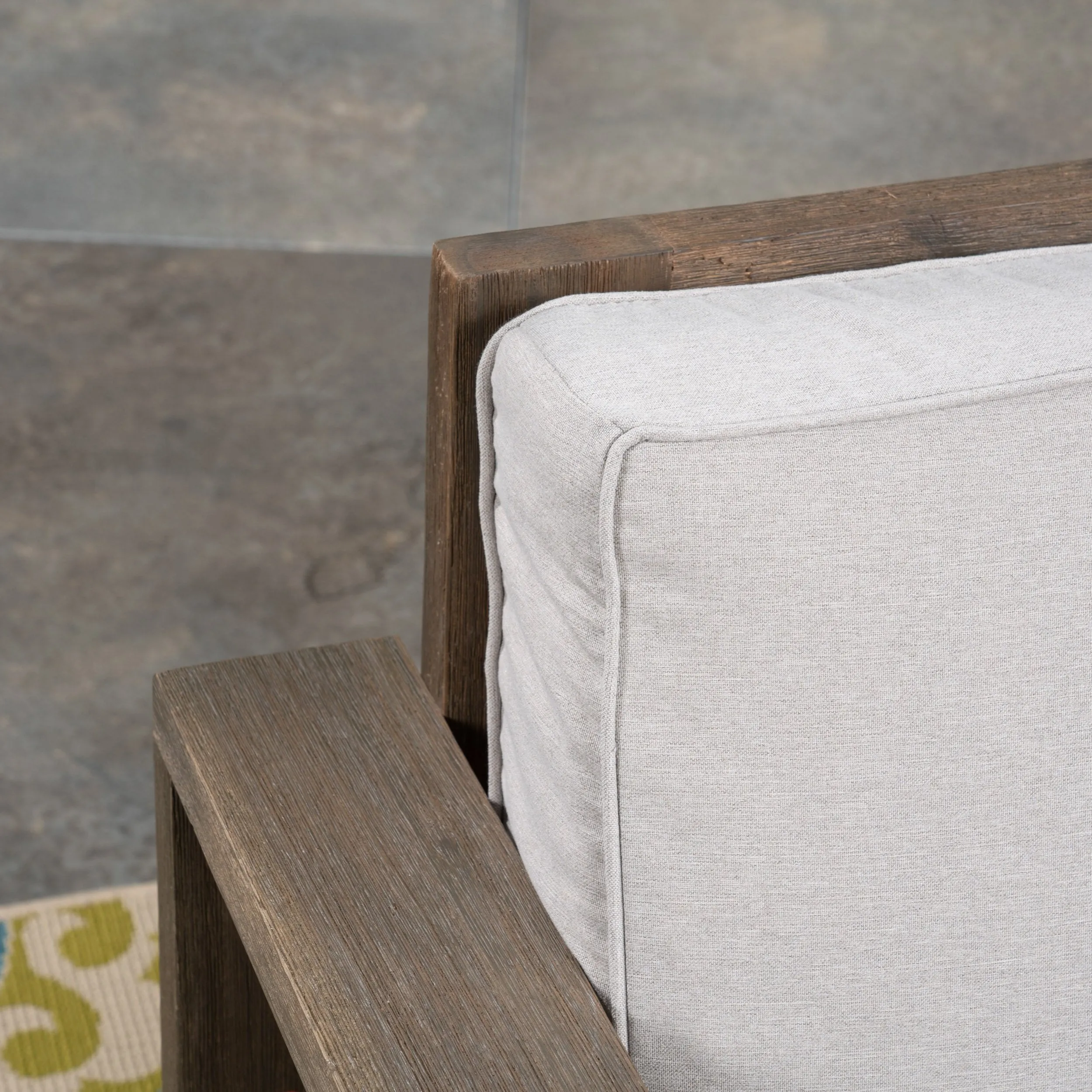 Outdoor Acacia Wood Loveseat - NH173603