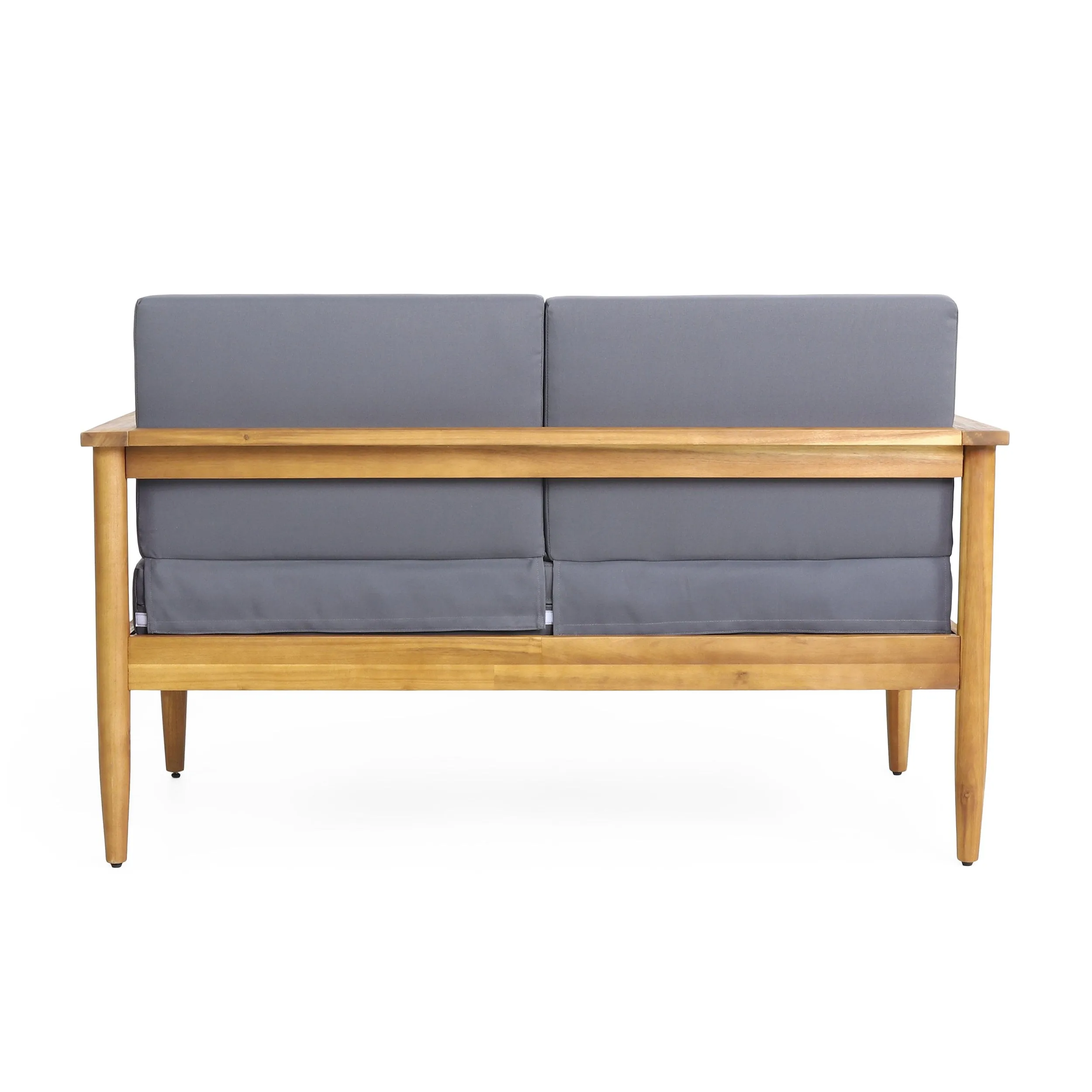Outdoor Acacia Wood Loveseat - NH775313