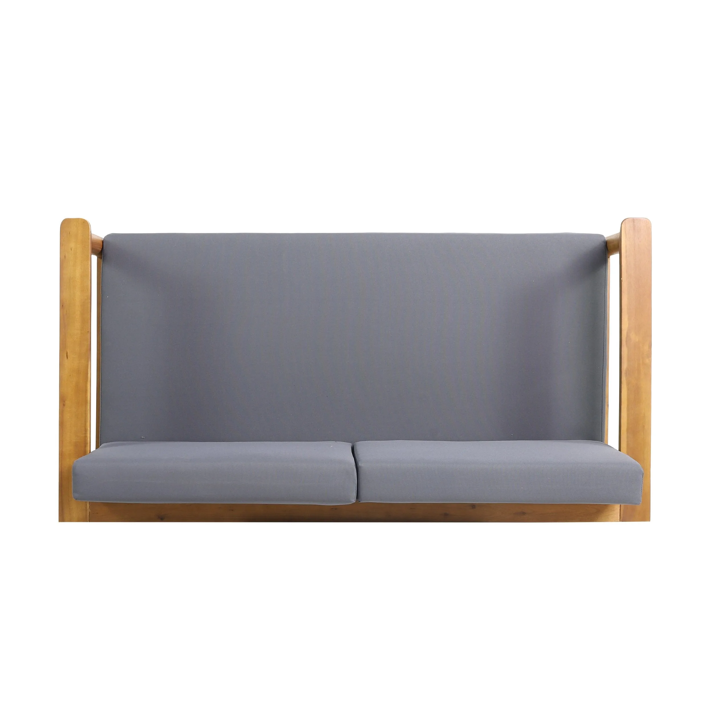 Outdoor Acacia Wood Loveseat - NH775313