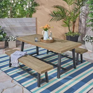 Outdoor Acacia Wood Picnic Set - NH360603 patio chairs, outdoor seating