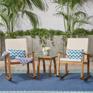 Outdoor Acacia Wood Rocking Chair and Table Set - NH617403 clothes rack, garment rack