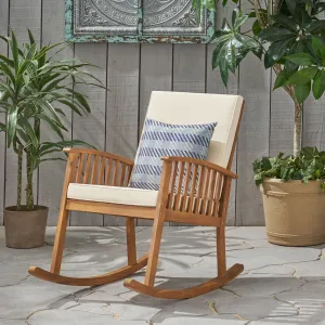 Outdoor Acacia Wood Rocking Chair - NH886903 patio chairs, outdoor seating