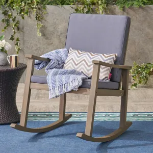 Outdoor Acacia Wood Rocking Chair - NH946403 chandelier, pendant light
