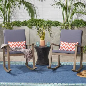 Outdoor Acacia Wood Rocking Chair (Set of 2) - NH986403 chandelier, pendant light