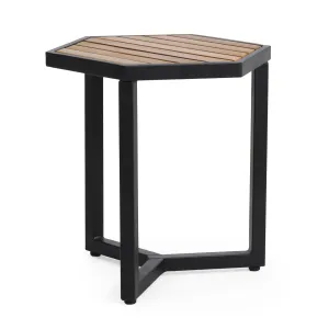 Outdoor Acacia Wood Side Table - NH117313 patio chairs, outdoor seating