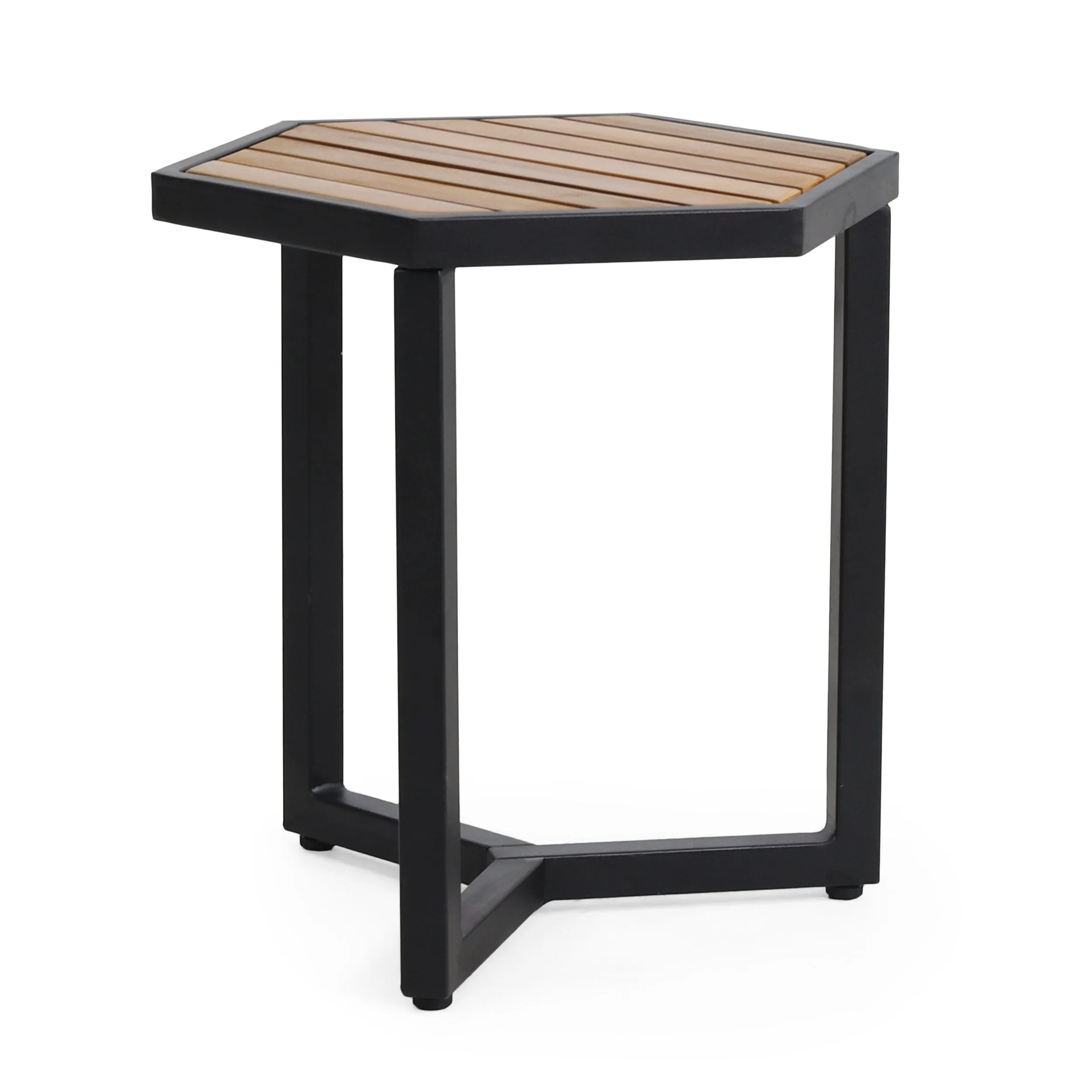 Outdoor Acacia Wood Side Table - NH117313 patio chairs, outdoor seating