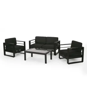 Outdoor Aluminum 4 Seater Chat Set - NH585313 clothes rack, garment rack