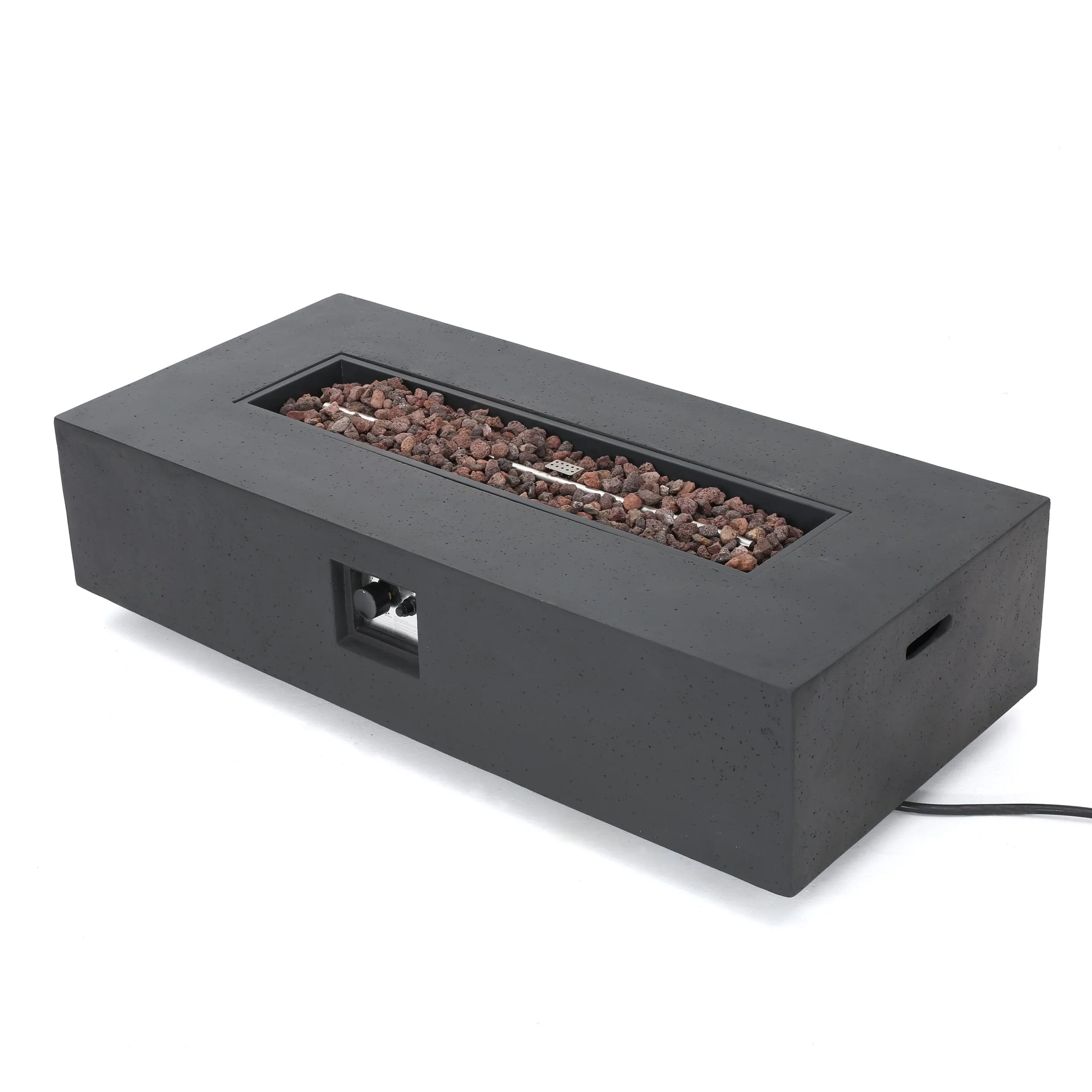 Outdoor Aluminum 4 Seater Chat Set with Fire Pit - NH785313
