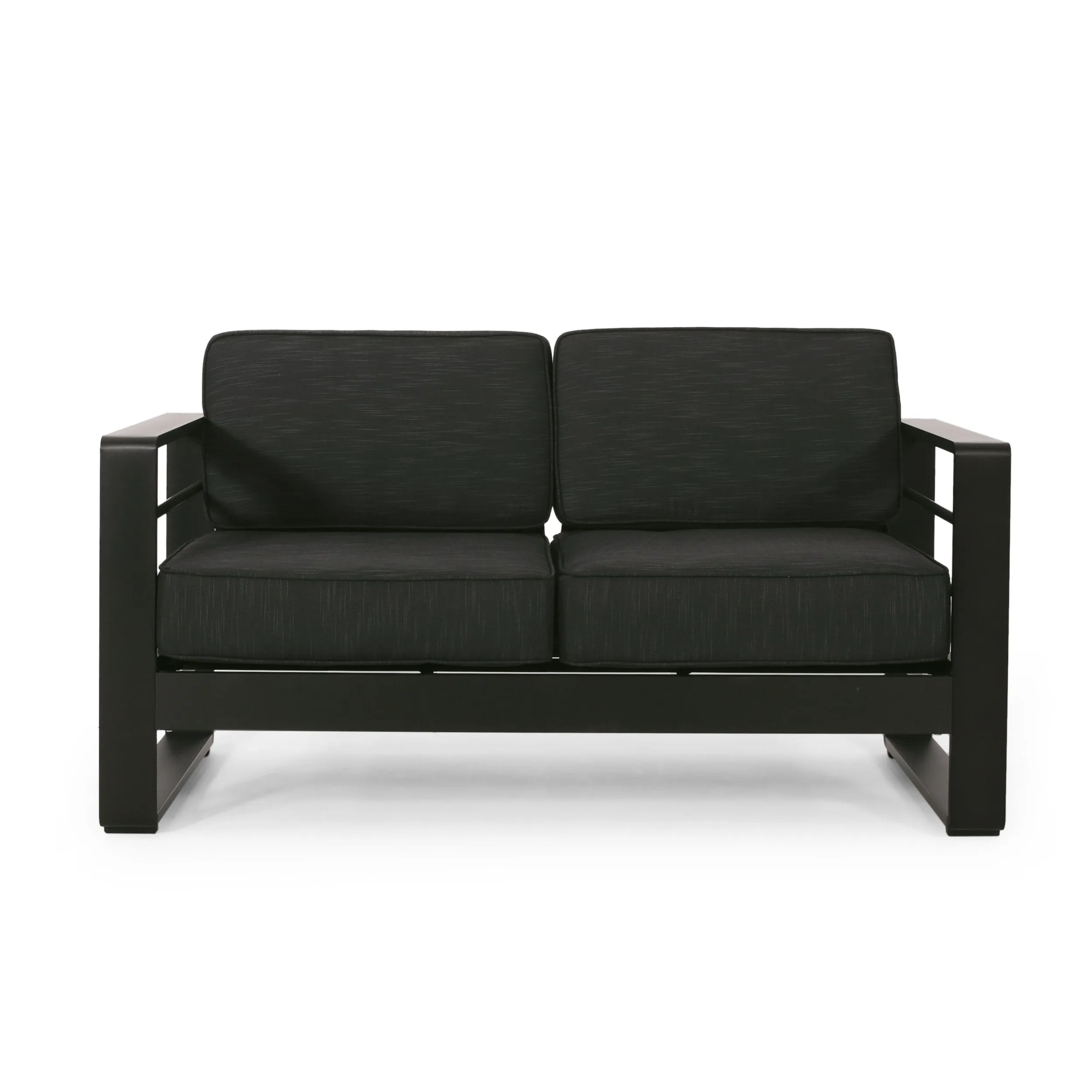 Outdoor Aluminum 4 Seater Chat Set with Fire Pit - NH785313
