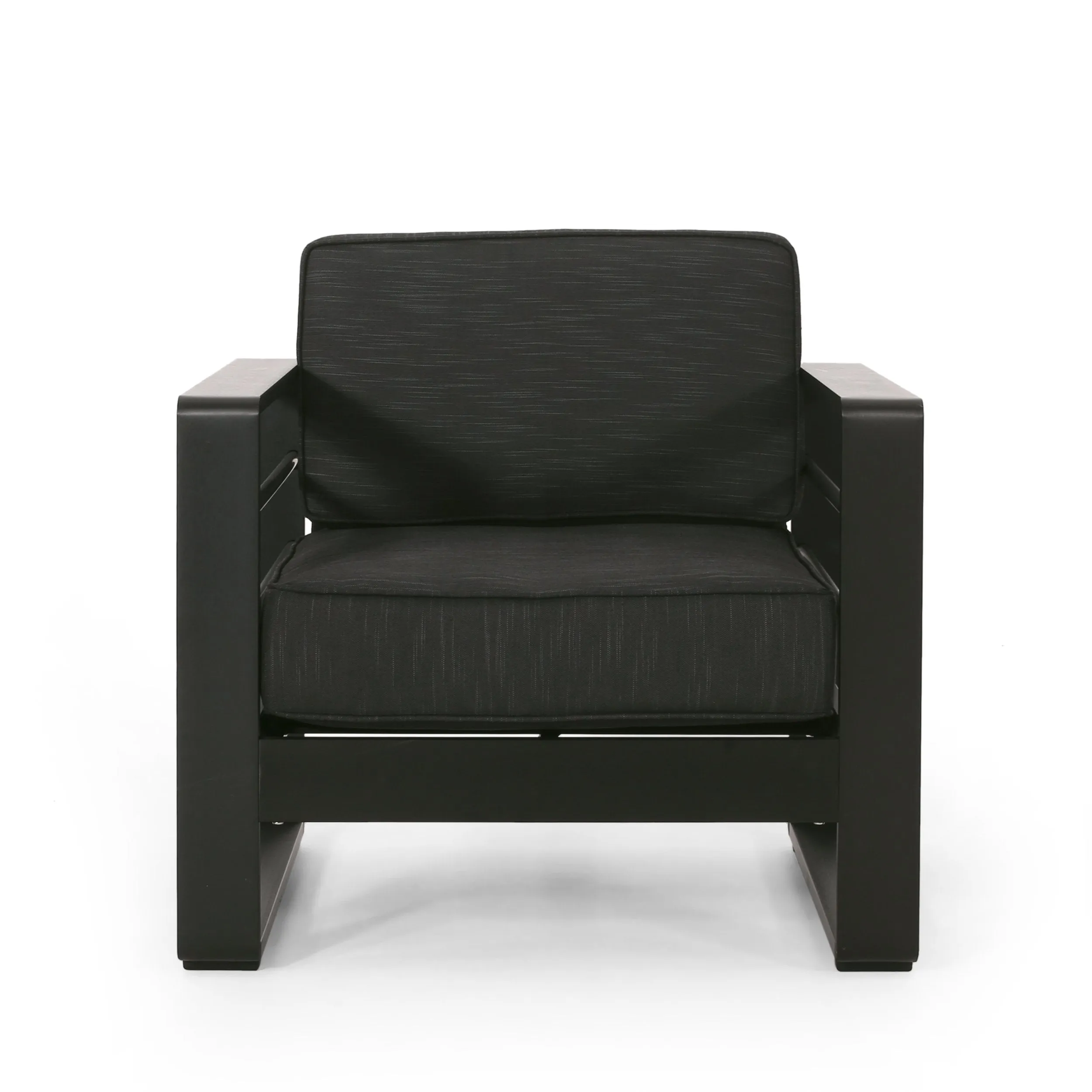 Outdoor Aluminum 4 Seater Chat Set with Fire Pit - NH785313