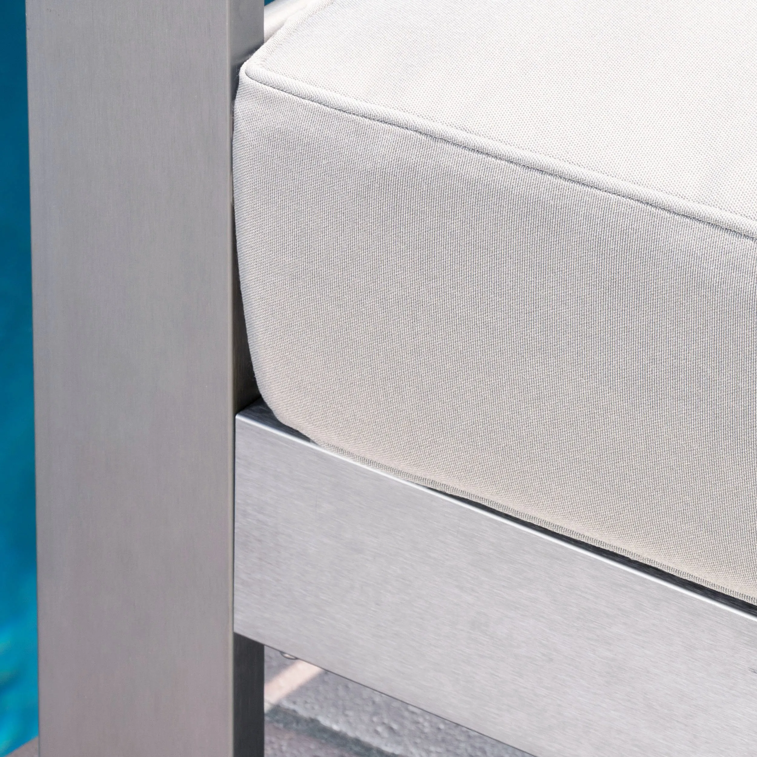 Outdoor Aluminum 5 Seater Sectional Sofa Set - NH963403