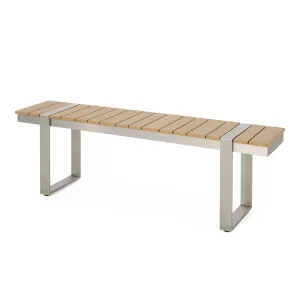 Outdoor Aluminum Dining Bench - NH617313 patio chairs, outdoor seating