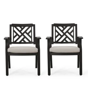 Outdoor Aluminum Dining Chairs, Set of 2 - NH800413 chandelier, pendant light