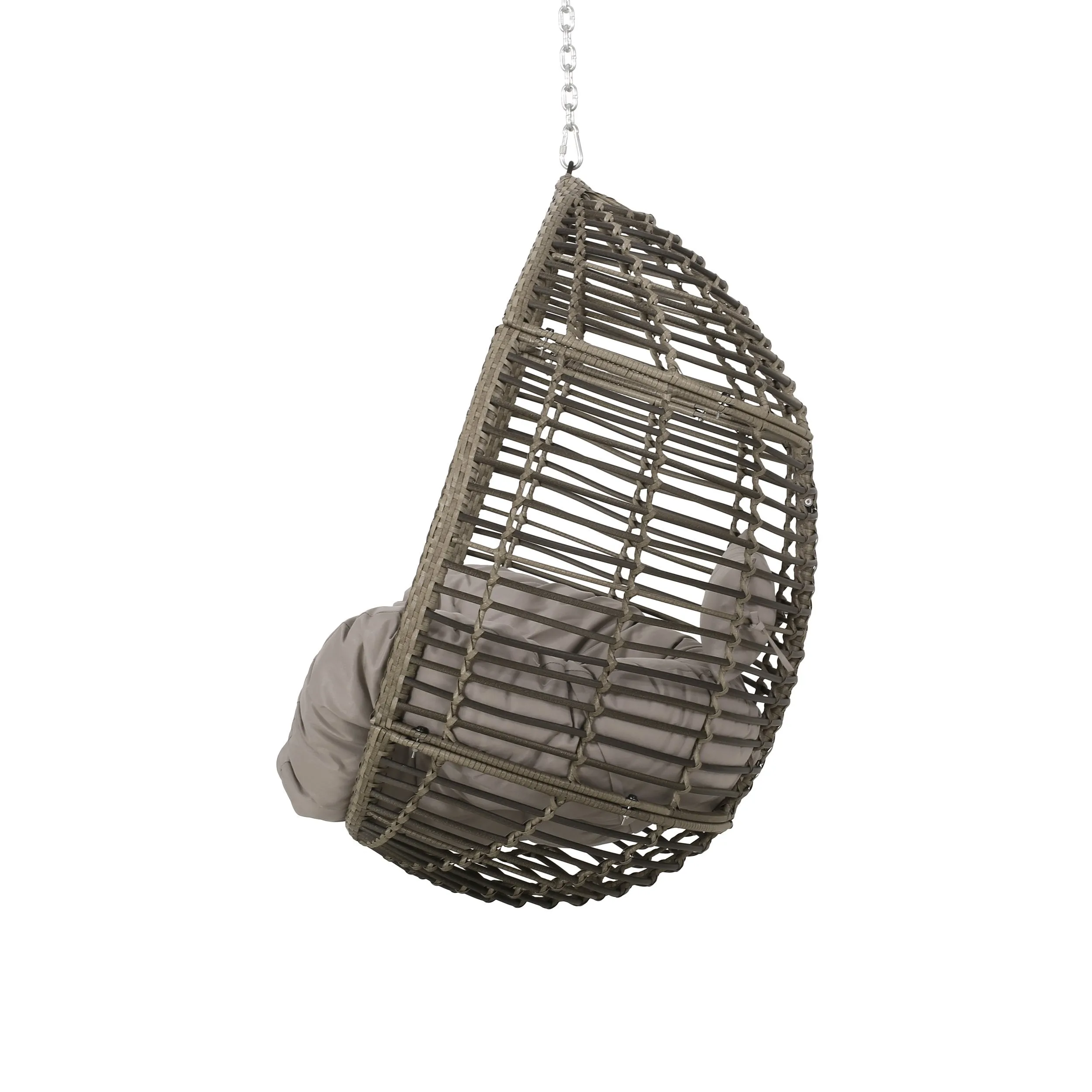 Outdoor and Indoor Wicker Hanging Chair with 8 Foot Chain (NO STAND) - NH394313