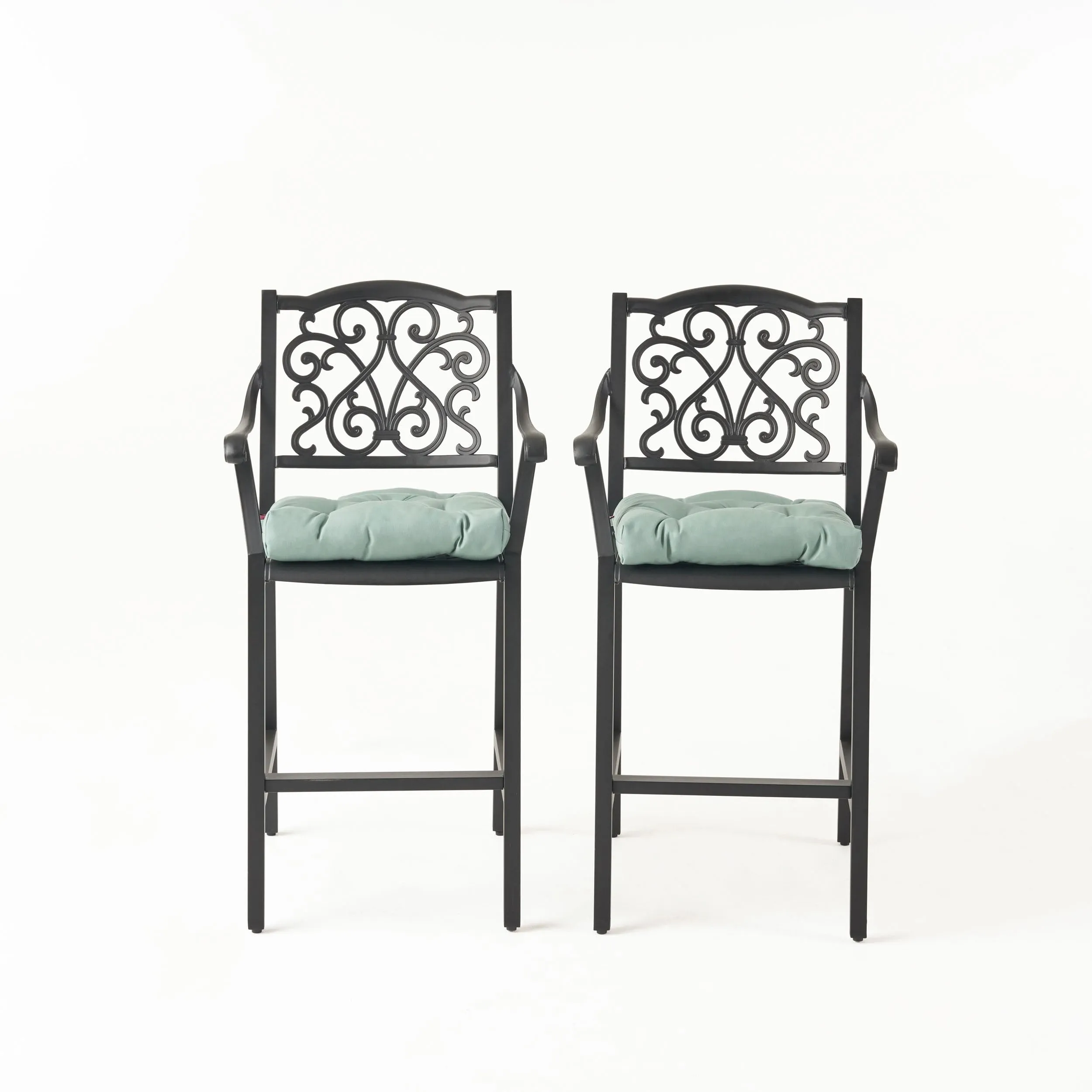 Outdoor Barstool with Cushion (Set of 2) - NH141013