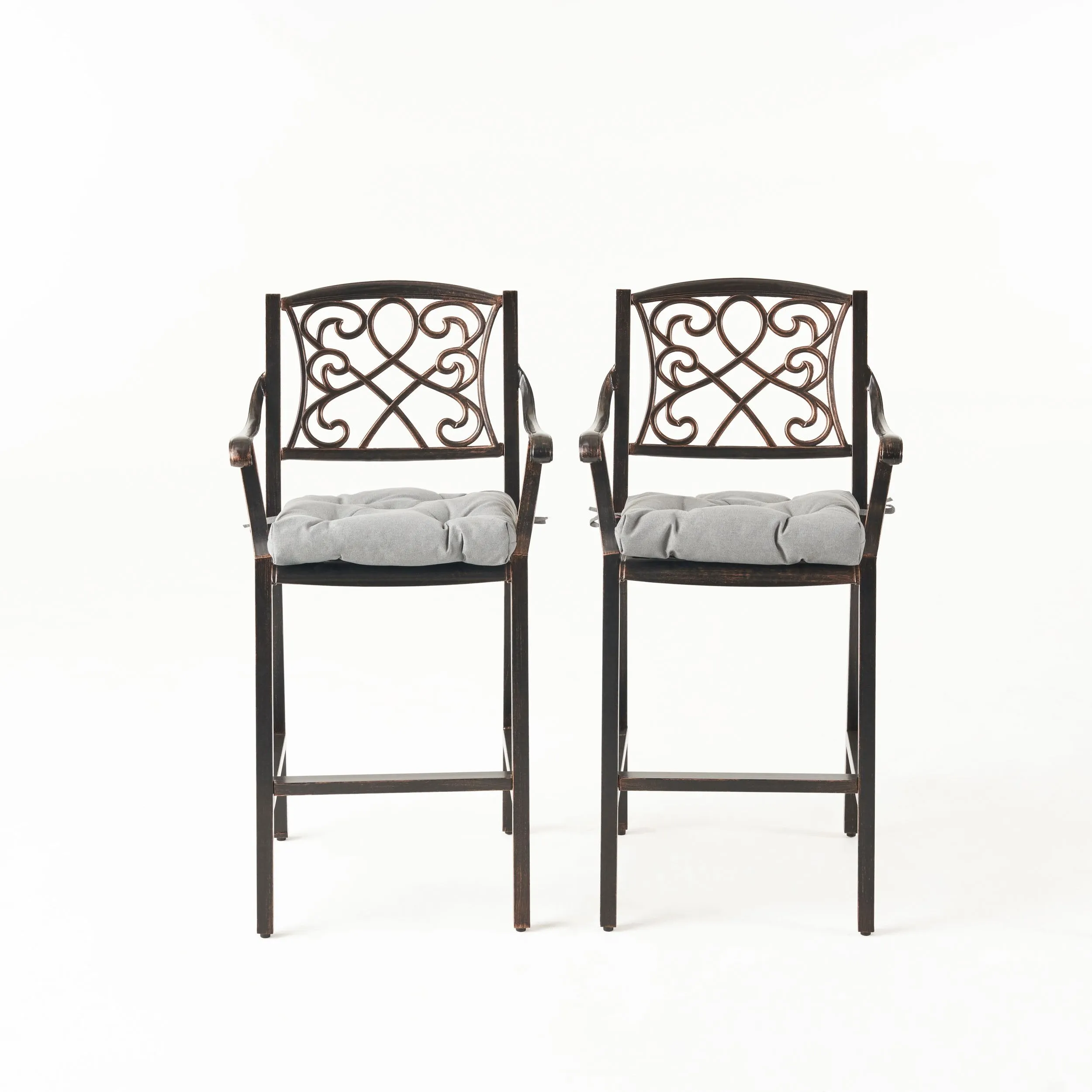 Outdoor Barstool with Cushion (Set of 2) - NH561013