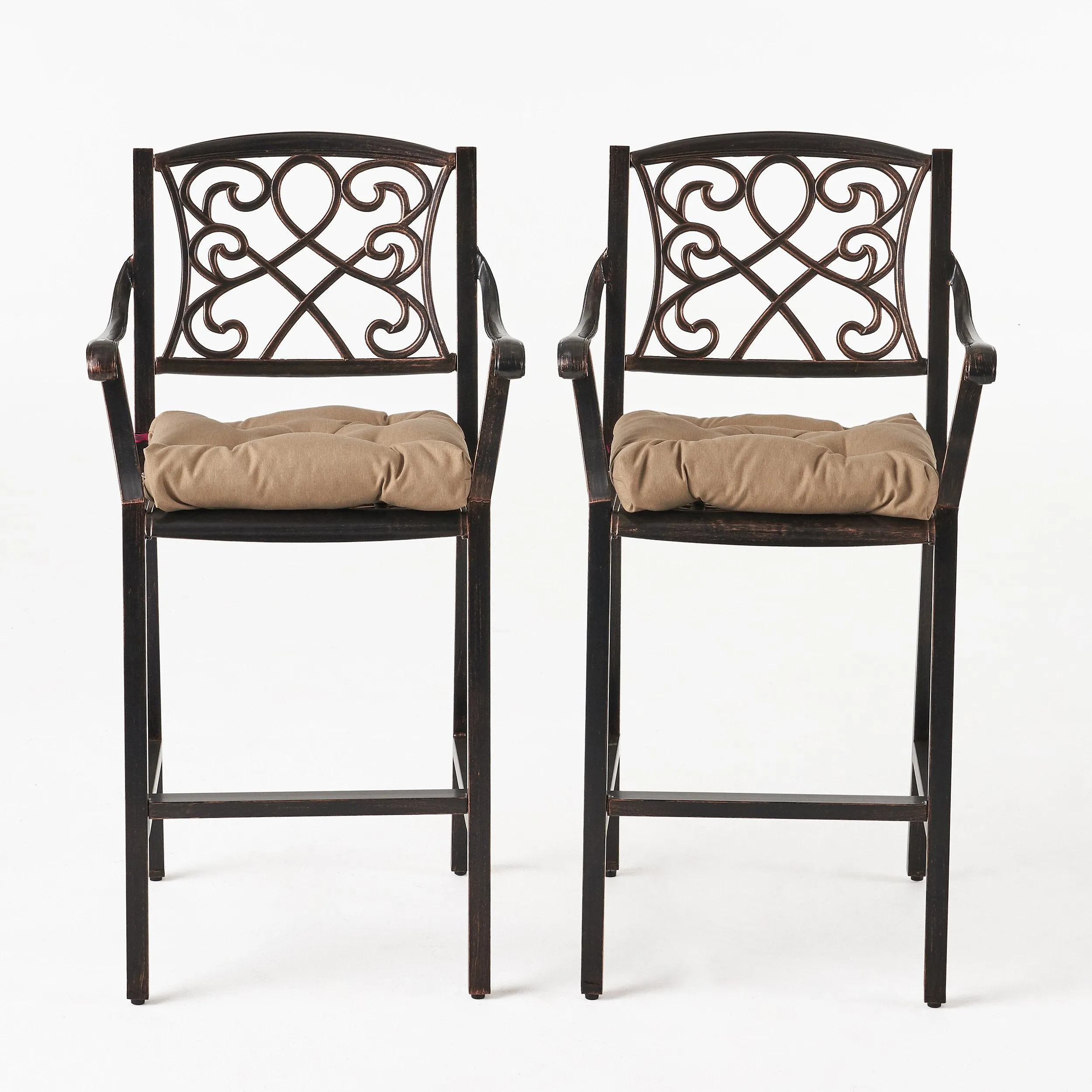 Outdoor Barstool with Cushion (Set of 2) - NH561013