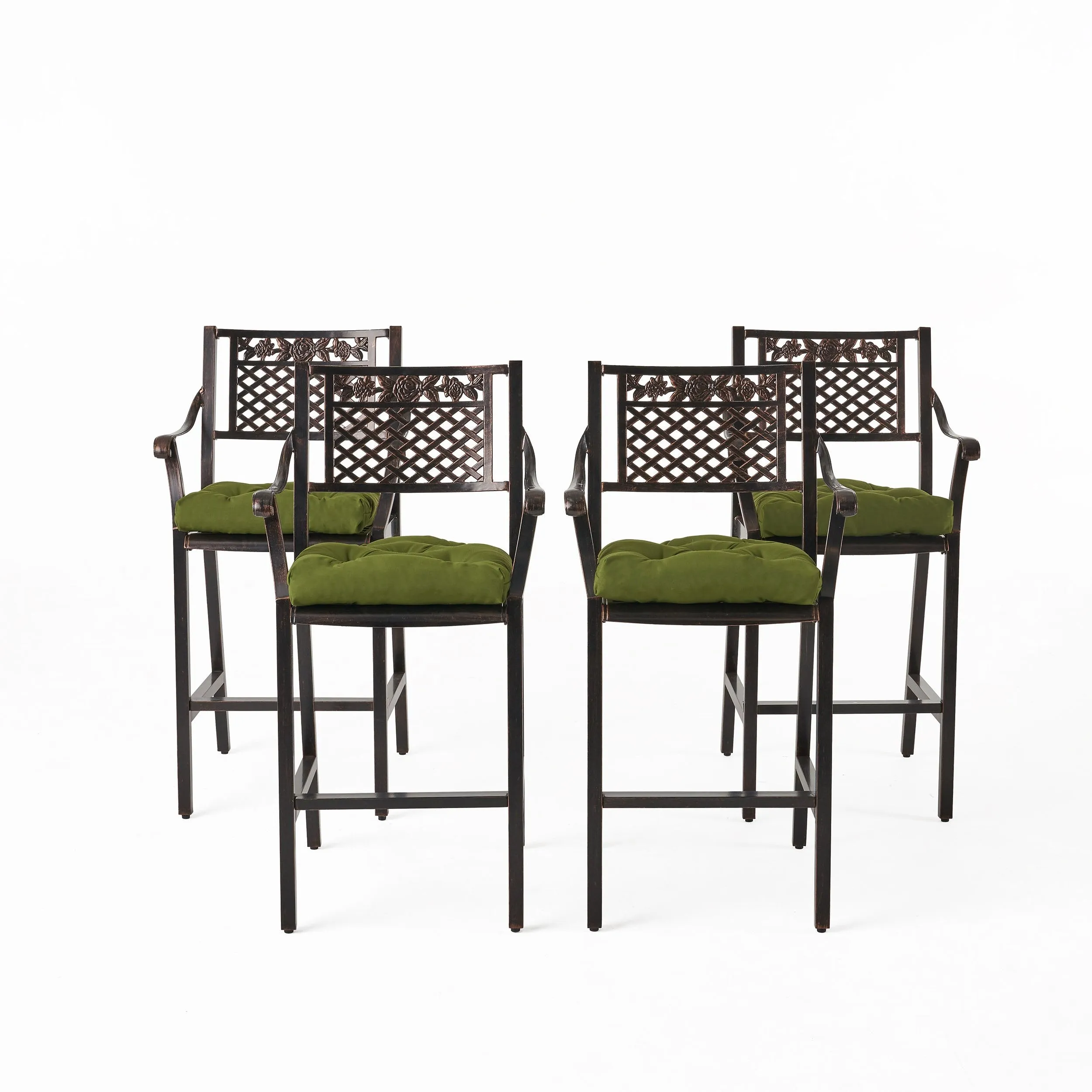 Outdoor Barstool with Cushion (Set of 4) - NH631013