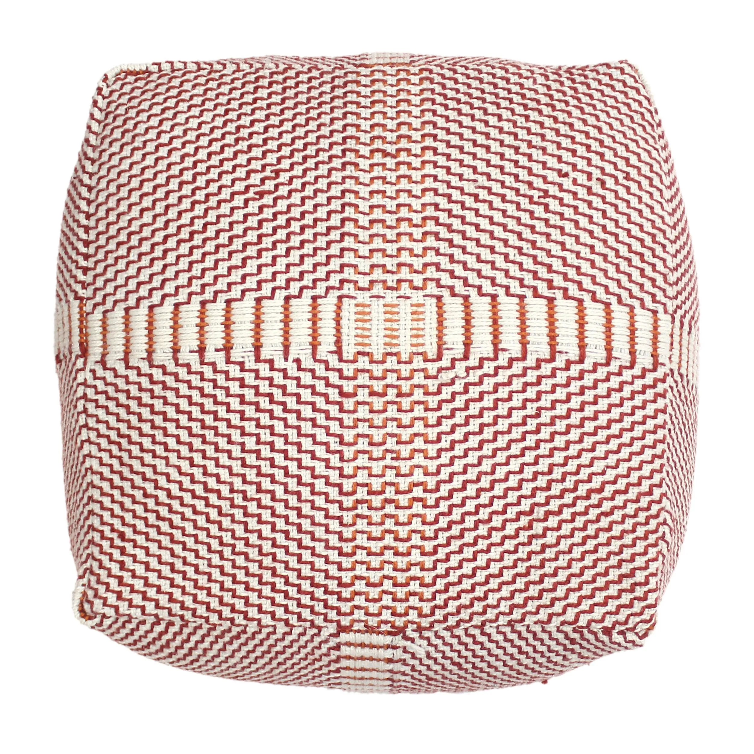 Outdoor Boho Water Resistant 26" Rectangular Ottoman Pouf - NH520803