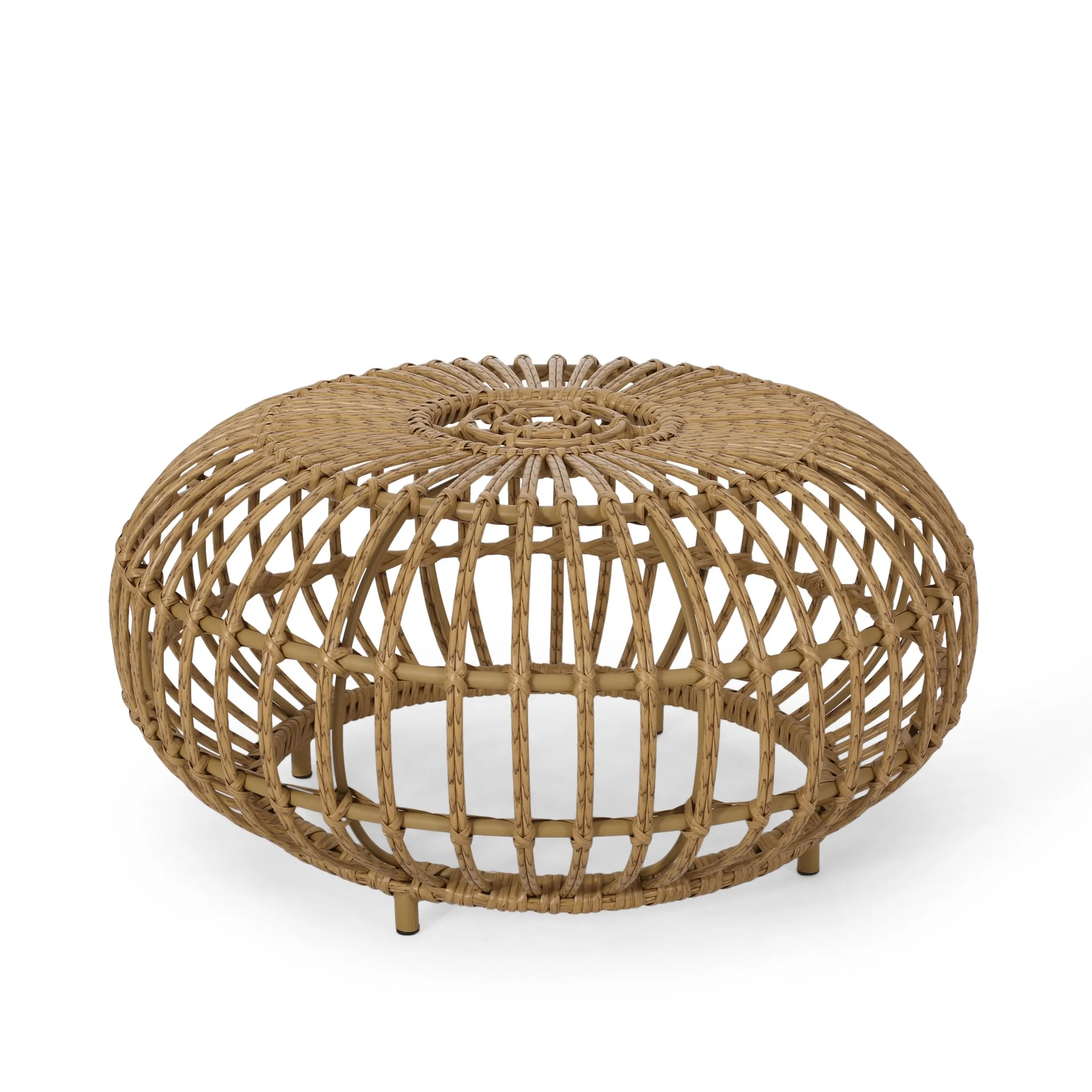 Outdoor Boho Wicker Coffee Table - NH895313 coffee table, accent table