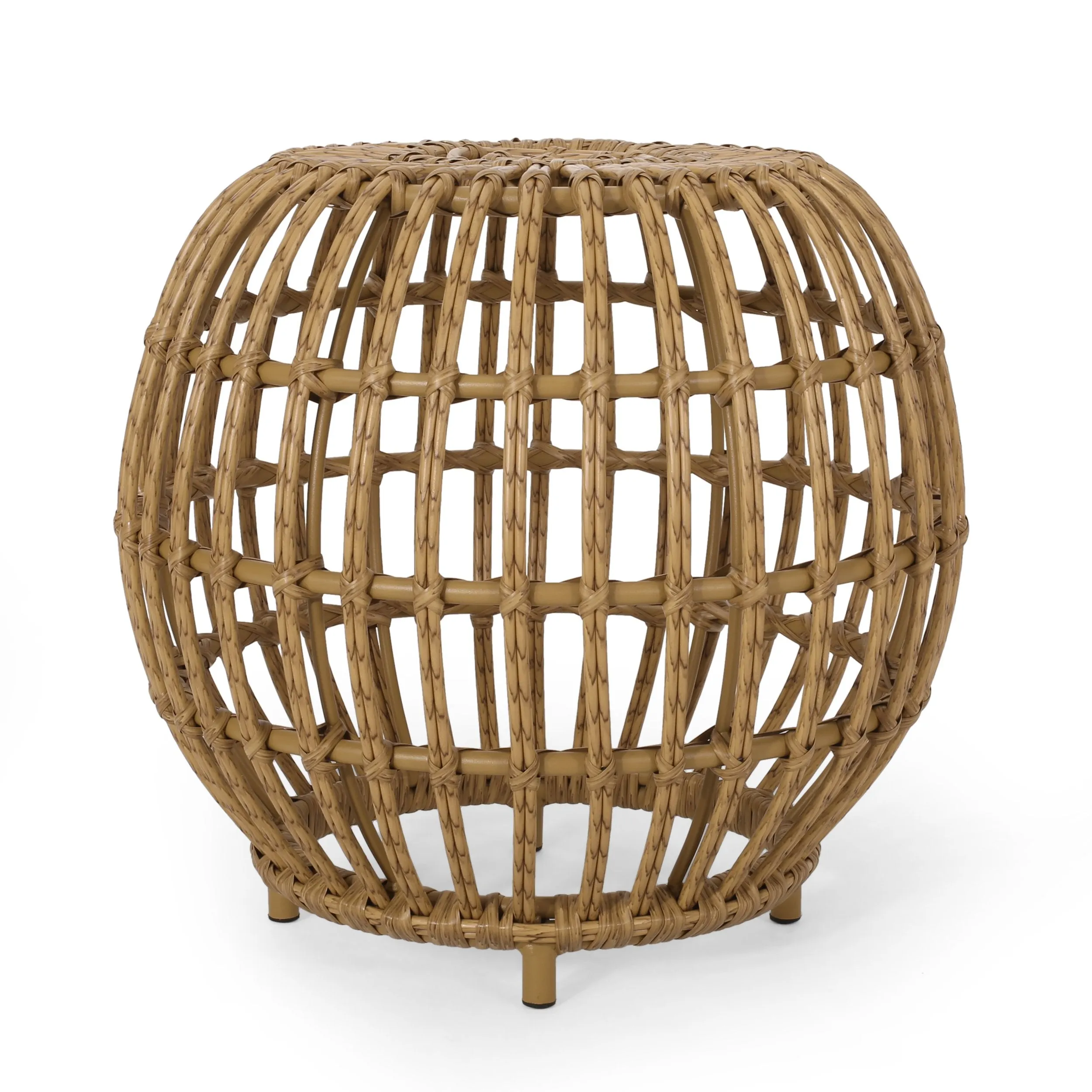Outdoor Boho Wicker Side Table - NH995313