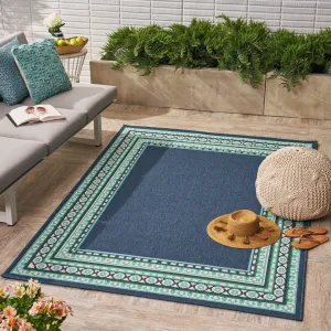 Outdoor Border Area Rug - NH219403 patio chairs, outdoor seating