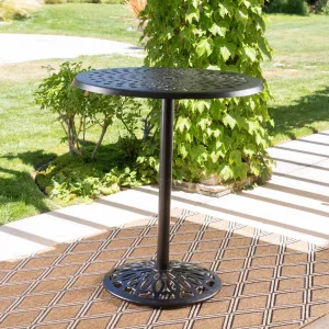 Outdoor Cast Aluminum Patina Copper Bar Table - NH717003 patio chairs, outdoor seating