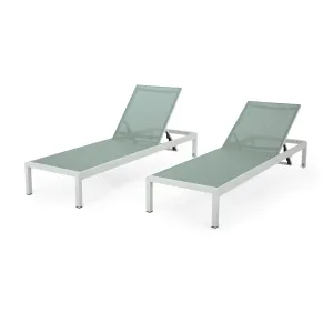 Outdoor Chaise Lounges (Set of 2) - NH161313 patio chairs, outdoor seating